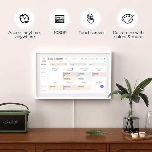 Calendar 10.1"Digital Calendar, Full HD Chore Chart,Smart Touchscreen Interactive Display for Family Schedules,Streamline Household Organization in Saudi Arabia