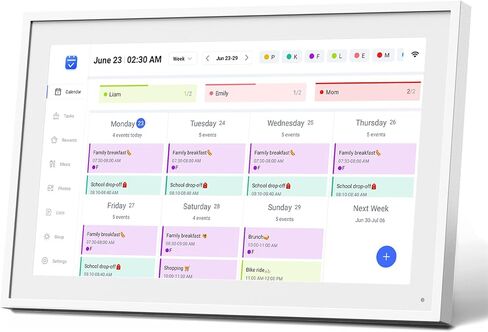 Calendar 10.1"Digital Calendar, Full HD Chore Chart,Smart Touchscreen Interactive Display for Family Schedules,Streamline Household Organization in Saudi Arabia