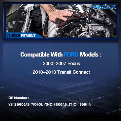 محرك منفاخ HVAC متوافق مع Ford Focus 2000 2001 2002 2004 2005 2006 2007 ، 2010-2013 Ford Transit Connect Plower Motor Most Configning and Heating ، يحل محل# 700105 ، YS4Z19805AB in Saudi Arabia