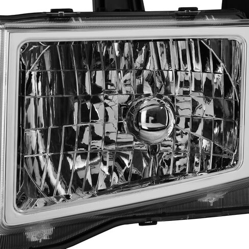 Akkon - Honda Ridgeline OE استبدال Chrome Bezel المصابيح الأمامية سائق/رأس الراكب زوج جديد in Saudi Arabia