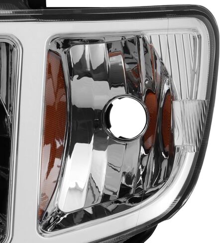 Akkon - Honda Ridgeline OE استبدال Chrome Bezel المصابيح الأمامية سائق/رأس الراكب زوج جديد in Saudi Arabia