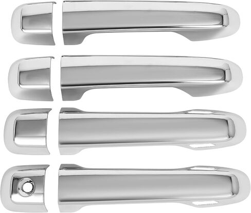 OCPTY Door Handle Covers for 2010-2019 for Toyota 4Runner Exterior Driver Side & Passenger Side Car Door Handle Covers Trim Kit Chrome 4PCS in Saudi Arabia