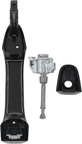 MOTOKU Front Left Exterior Door Handle Black and Door Lock Cylinder Kit w/Keys for Honda CR-V 2012-2016 Civic 2012-2015 in Saudi Arabia