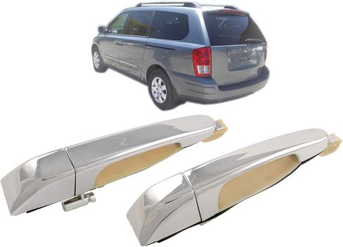 Auto Parts Avenue APA استبدال Chrome Hoube Door Handle for 07-08 Entourage 06-12 Sedona الخلفية السائق الأيسر HY1520116 836504D011 in Saudi Arabia