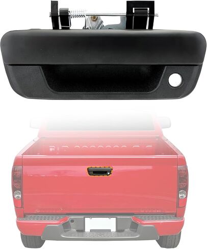 Metal Tailgate Handle, Compatible with 2004-2012 Chevy Colorado & GMC Canyon, 06-08 Isuzu i-280, i-290, i-350, i-370, Exterior Rear Tail gate Liftgate Latch Lock with Keyhole, OE# 80584, GM1915118 in Saudi Arabia