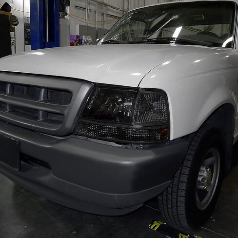 مواصفات توليف دخان العدسة المصدفة مصابيح الزاوية المتوافقة مع عام 1998-2000 Ford Ranger L+R مجموعة الزوج in Saudi Arabia