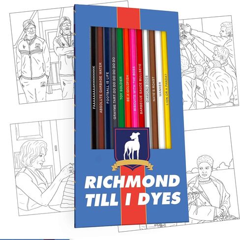 Stranger Colors Colored Pencil Set & Coloring Pages for Fans | Gift Set of 12 Inspired Parody Pencils with Clever Foil-Stamped Names + 10 Fun Coloring Pages in Kuwait