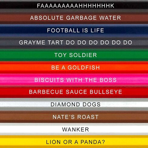 Stranger Colors Colored Pencil Set & Coloring Pages for Fans | Gift Set of 12 Inspired Parody Pencils with Clever Foil-Stamped Names + 10 Fun Coloring Pages in Kuwait