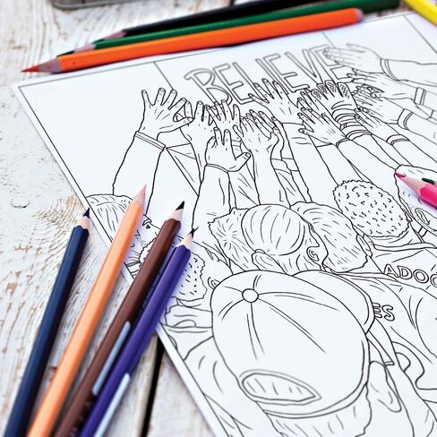 Stranger Colors Colored Pencil Set & Coloring Pages for Fans | Gift Set of 12 Inspired Parody Pencils with Clever Foil-Stamped Names + 10 Fun Coloring Pages in Kuwait
