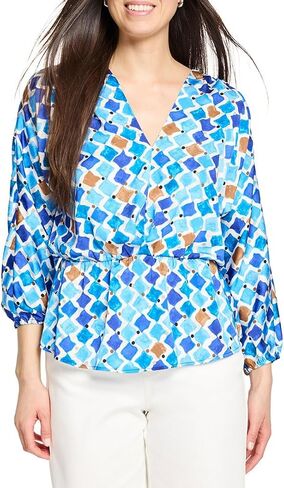 NIC+ZOE Women's Mosaic Sofia Top in Saudi Arabia