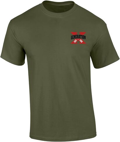 Trenz Shirt Company Gen X Survivors '65 -'80 The True FAFO Generation Graphic Mens T-Shirt in Kuwait