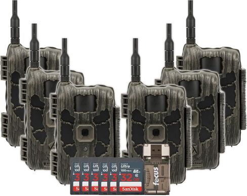 كاميرا خلسة CAM 40MP Deceptor Max Cellular Trail Camera مع بطاقة ذاكرة 32 جيجابايت وقارئ البطاقات (3 عناصر) in Kuwait