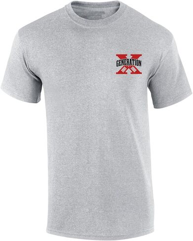 Trenz Shirt Company Gen X Survivors '65 -'80 The True FAFO Generation Graphic Mens T-Shirt in Kuwait