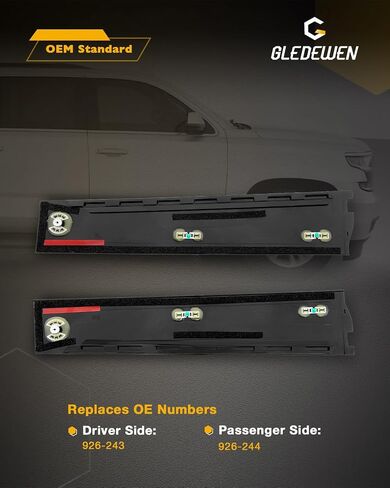 صب القطع B-Pillar (زوج) ، 926-243 926-244 ، متوافق مع 2015-2018 Chevy Suburban/Tahoe ، GMC Yukon ، Cadillac Escalade ، سائق الباب الخلفي وركاب الباب الأمامي ، صب النافذة in Saudi Arabia