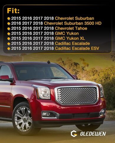 صب القطع B-Pillar (زوج) ، 926-243 926-244 ، متوافق مع 2015-2018 Chevy Suburban/Tahoe ، GMC Yukon ، Cadillac Escalade ، سائق الباب الخلفي وركاب الباب الأمامي ، صب النافذة in Saudi Arabia