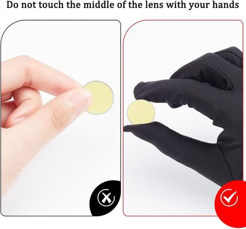 WADORN 3pcs Glass Reflective Lens, Flat Round CO2 Glass Reflective Lens K9 Gold-Plated Glass Mirrors Precision Highly Reflective Mirror 20mm Molybdenum Replacement Mirror for Engraving Cutting Machine in Saudi Arabia