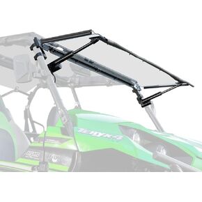 SuperATV MaxDrive Power Flip Windshield Compatible With Kawasaki Teryx 800: 2016+, Can be Opened to Any Position for Full Airflow Control, 1/4" Polycarbonate 250x Stronger than Glass in Saudi Arabia