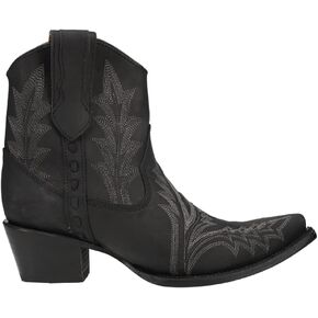 أحذية Corral Womens Seripered Snip Toe أحذية غير رسمية الكاحل منخفض الكعب 1-2 " - أسود - حجم 7.5 م in Kuwait