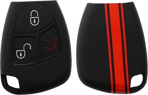 Kwmobile Silicone Key Cover Fob متوافق مع مفتاح سيارة Mercedes-Benz 2-3 in Saudi Arabia
