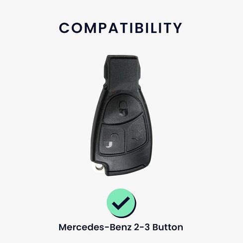 Kwmobile Silicone Key Cover Fob متوافق مع مفتاح سيارة Mercedes-Benz 2-3 in Saudi Arabia