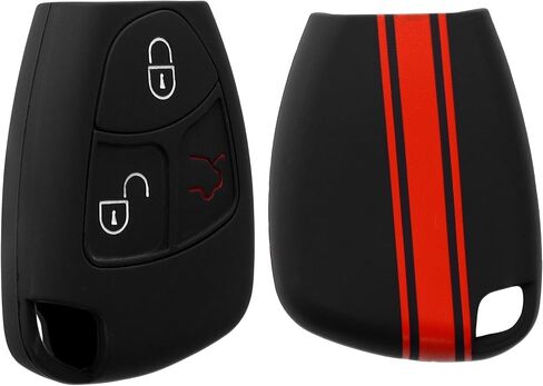 Kwmobile Silicone Key Cover Fob متوافق مع مفتاح سيارة Mercedes-Benz 2-3 in Saudi Arabia
