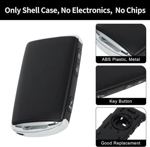 X AutoHaux مفتاح Shell Case express encly key key fob case foB for mazda cx-3 2020-2021 for mazda cx-5 2020-2021 3 buttons wazske13d03 in Saudi Arabia