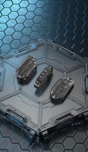 غطاء علبة الزنك الثقيل من سبيكة الفوب مع سلسلة المفاتيح متوافقة مع 2023 2024 2025 Kia Telluride Sorento K4 K5 GT-Line Carnival 5 Button Key Shell Accessories (Silver) in Saudi Arabia