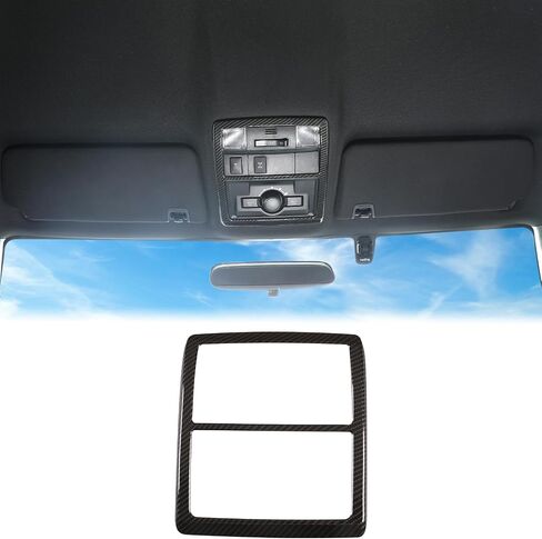 Aunginsy Front Reading Light Lamp Panel Cover Trim Compatible with Toyota Tacoma 2016-2023 Center Console Front Row Reading Light Frame Auto Inner Roof Lamp Panel Decorative Cover Interior Accessories in Saudi Arabia