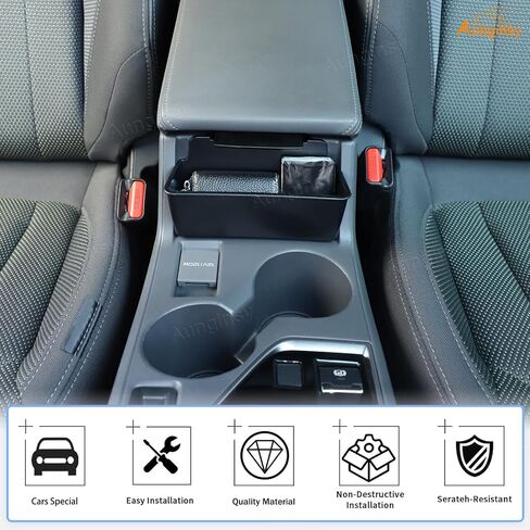 Aunginsy Center Censole Rengrest Arming Box Tarching Tocking Fox متوافق مع Subaru Crosstrek GU 2024 2025 Central Control Front Arming Storage Storage Transizer Treser in Saudi Arabia