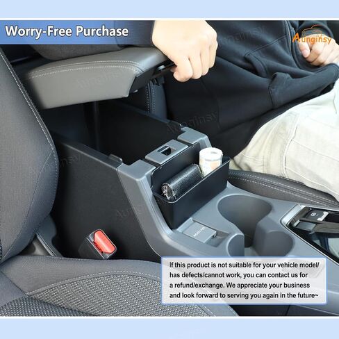 Aunginsy Center Censole Rengrest Arming Box Tarching Tocking Fox متوافق مع Subaru Crosstrek GU 2024 2025 Central Control Front Arming Storage Storage Transizer Treser in Saudi Arabia