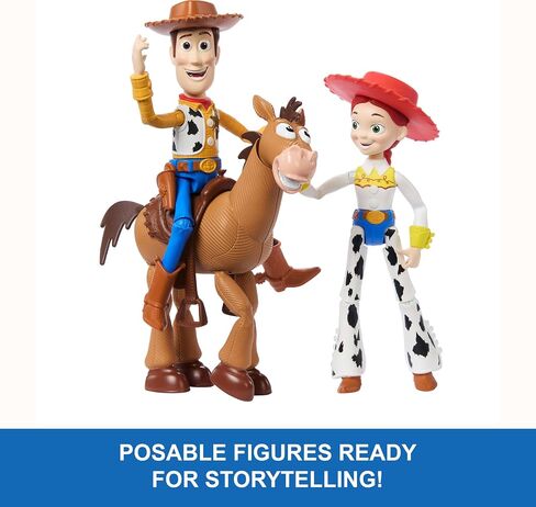 Mattel Disney Pixar Storytellers Story intergalactic 3 packs of Action Formures ، 4 بوصة Buzz Lightyear ، Zurg & Alien Poins in Saudi Arabia