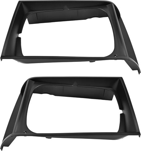 HECASA Headlight Bezel Compatible with 1982-1990 Chevrolet Chevy S10 Base Blazer GMC S15 EL Jimmy Headlamp Housing Bezel Trim Pair Right & Left 2Pcs Replacement for 15653682 15653681 Silvery in Saudi Arabia