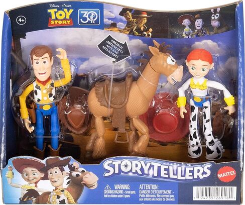 Mattel Disney Pixar Storytellers Story intergalactic 3 packs of Action Formures ، 4 بوصة Buzz Lightyear ، Zurg & Alien Poins in Saudi Arabia
