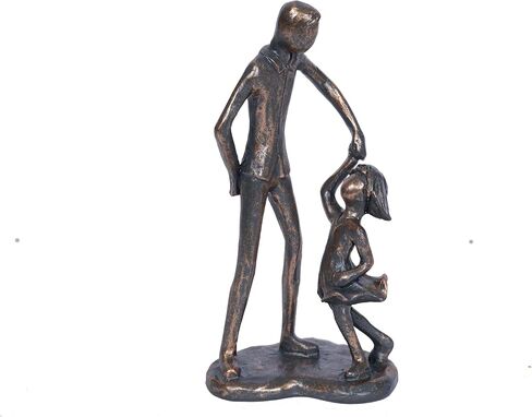 Dad Gifts from Daughter Dad Daughter Dancing Figurine Birthday gifts for dad Father Daughter Imitation Iron Sculpture for Fathers Day Christmas Birthday Gifts for Dad Statue New Dad Stepdad Husband in Saudi Arabia