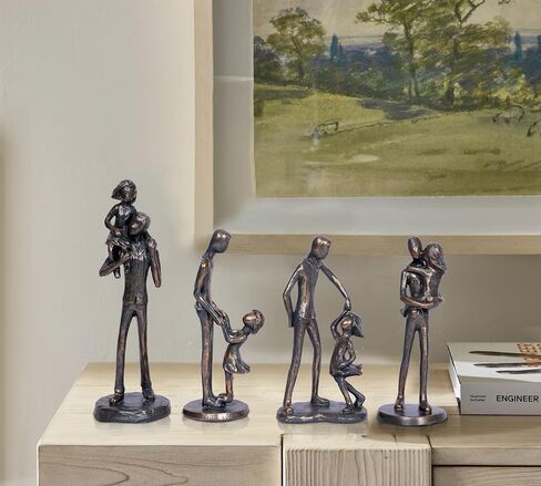 Dad Gifts from Daughter Dad Daughter Dancing Figurine Birthday gifts for dad Father Daughter Imitation Iron Sculpture for Fathers Day Christmas Birthday Gifts for Dad Statue New Dad Stepdad Husband in Saudi Arabia