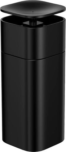 DOITOOL Push Down Empty Pump Dispenser Bottle, Push Down Liquid Pumping Empty Bottle Dispenser for Nail Polish and Makeup Remover, 2.75 x 2.75 x 7inch, Black in Saudi Arabia
