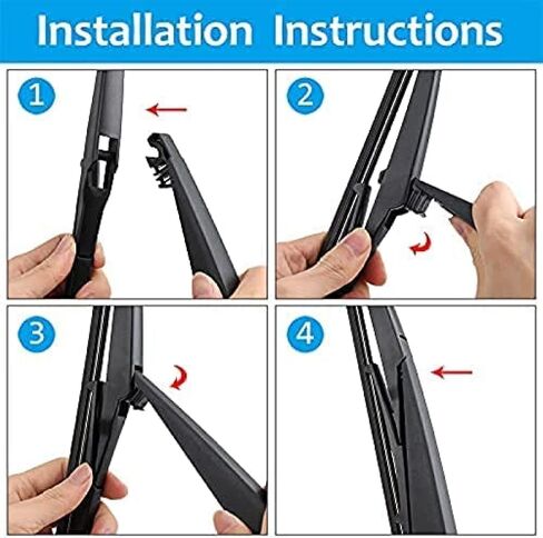 Rear Windshield Wiper Arm Set, for Toyota RAV4 13-19 in Saudi Arabia