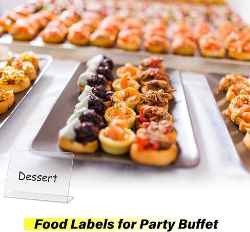 Outus 24 Pack Mini Chalkboard Signs for Food Mutli Sizes Food Labels for Party Buffet with 6 Black White Chalk Markers Small Table Signs for Birthday Bakery Wedding Kitchen Home Party Decoration in Saudi Arabia