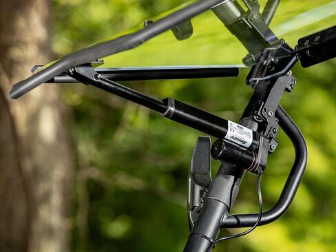 يمكن فتح SuperAtv MaxDrive Power Flip Windshield المتوافق مع Kawasaki Teryx 800: 2016+ ، في أي موقع للتحكم الكامل في تدفق الهواء ، 1/4 "أقوى من البولي 250X من الزجاج in Saudi Arabia