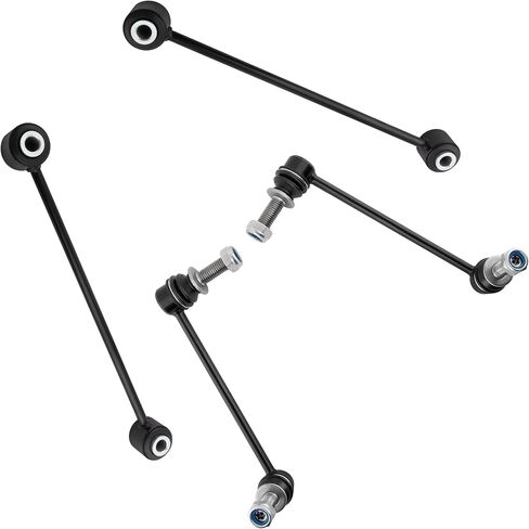 Front Rear Sway Stabilizer Bar Link RWD Suspension Kit for Chrysler 300 05-2019,for Dodge Challenger 2008-2019,for Dodge Charger 2006-2019,for Dodge Magnum 2005-2008 Black K80262 K80822 K80263 in Kuwait