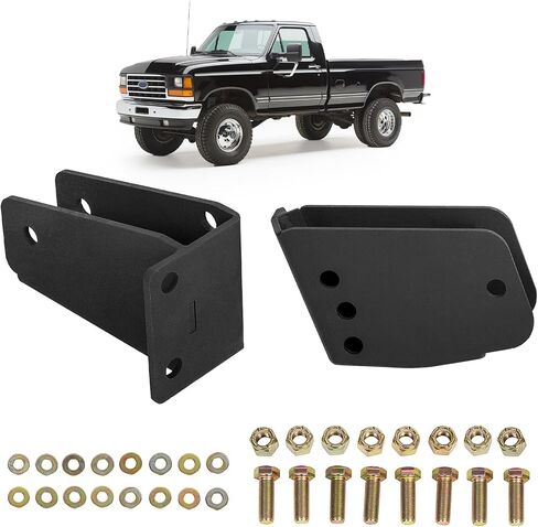 ecotric الأمامي المحور المحوري قوس أسفل مجموعة متوافقة مع 1980-1998 فورد F250 4x4 4WD ل 2 ''-3'lifts kit in Saudi Arabia