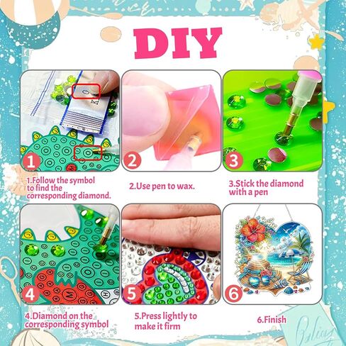 YOKUSHI Easter Tabletop Diamond Art Painting Kit, Special Crystal Egg Craft DIY Ornaments Double Sided Acrylic Desk Top Placement Decorations for Adults in Saudi Arabia