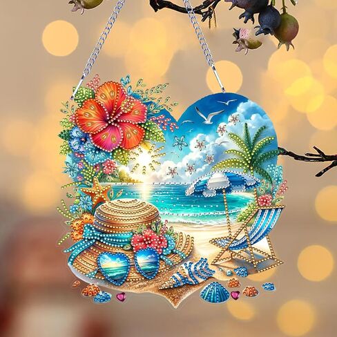YOKUSHI Easter Tabletop Diamond Art Painting Kit, Special Crystal Egg Craft DIY Ornaments Double Sided Acrylic Desk Top Placement Decorations for Adults in Saudi Arabia