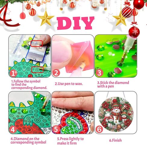 yokushi easter tabletop diamond art kit kit ، QUSTER Crystal Egg Craft Diy Diy Double Double Side Acrylic Desk Top Placement Decorations for Comple in Kuwait