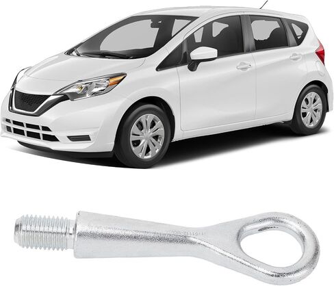 Front Bumper Towing Hook, Forged Steel Tow Eye Ring Hook, OEM Replacement, Fits for 370Z Altima Cube GT R Juke Kicks, Thread Size Direct in Saudi Arabia