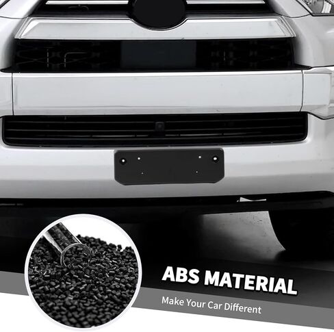 Jimen Fit for Toyota 4Runner Limited 2010-2023 ، إطار حامل اللوحة الأمامية لعلامة ترخيص in Saudi Arabia