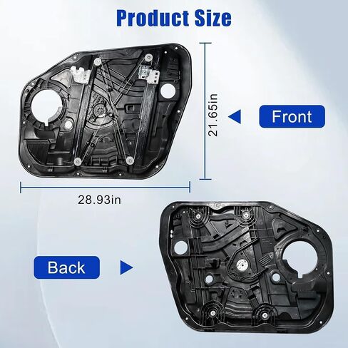 Window Regulator without Motor Front Left LH Driver Side Fits for Hyundai Tucson 2016 2017 2018 2019 2020 Replace 82471-D3010 in Saudi Arabia