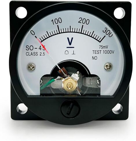 مقياس لوحة الاتصال التناظرية مقياس الفولتميتر مقياس قياس AMMETER SO-45 DC 0-5V in Kuwait