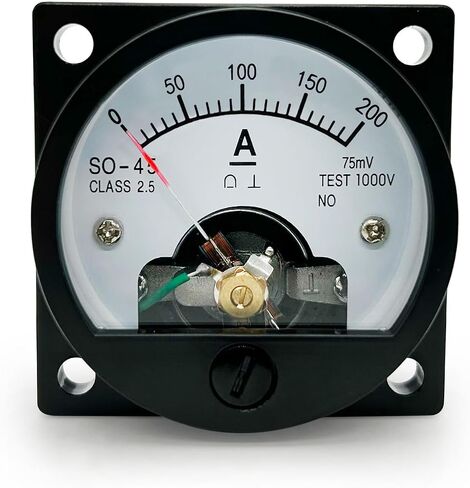 مقياس لوحة الاتصال التناظرية مقياس الفولتميتر مقياس قياس AMMETER SO-45 DC 0-5V in Kuwait