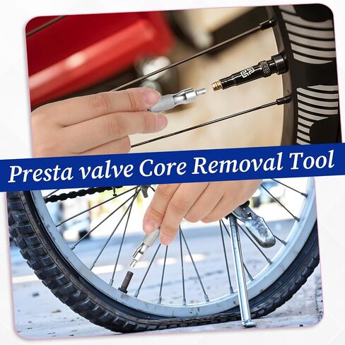 2 Pcs Valve Core Removal Tool, Stainless Steel Valve Stem Removal Tool Portable & Universal Tire Valves Stem Tools for Car Bicycle Motorcycle Repair Install in Saudi Arabia